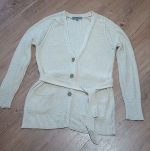 Classiques Entier Cream knit Cardigan Sweater